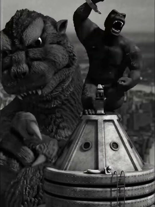 Godzilla Ruins the Original King Kong 💀☠️  #shorts #godzilla