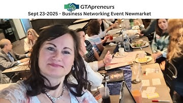September 23-2025 GTApreneurs Business Networking Event Newmarket