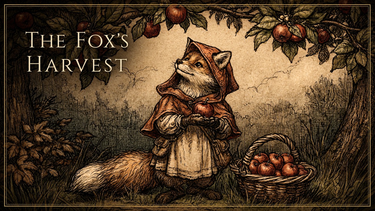 Cozy Autumn Celtic Music for Reading & Calm 🍎 The Fox's Last Apple Harvest