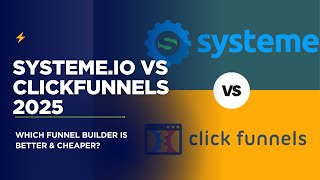 Systeme.io vs ClickFunnels 2025 ⚡ Which Funnel Builder Is Better &amp; Cheaper?