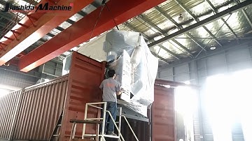 Jiashida machine 300T3200  press brake ，open top container，loading video