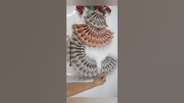 ORIGINAL Arbol Navideño 🎄 con CARTÓN DE HUEVO ♻️😱 #manualidadesnavideñas #shots