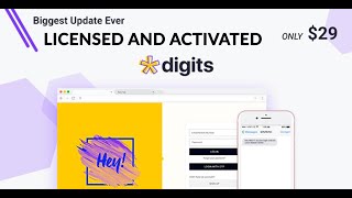 How to Setup OTP Login With Google Firebase & Digits WordPress Plugin | Digits Signup & Login Free screenshot 1