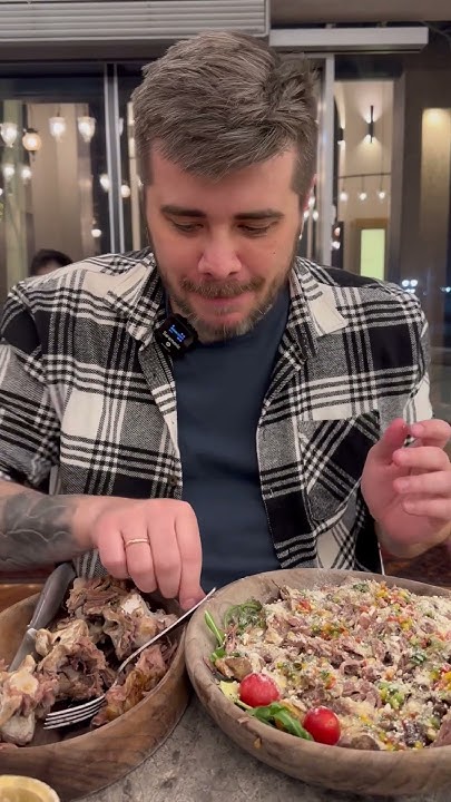 Блюдо из бараньей шеи, это в Sandyk’е - YouTube