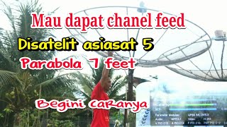 Cara mendapat chanel feed disatelit asiasat 5 screenshot 3