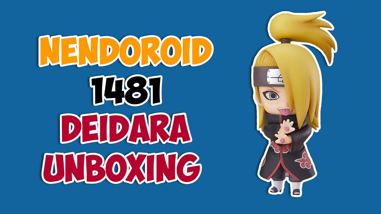 Nendoroid Deidara 1481: Быстрая распаковка на аниме фигурки