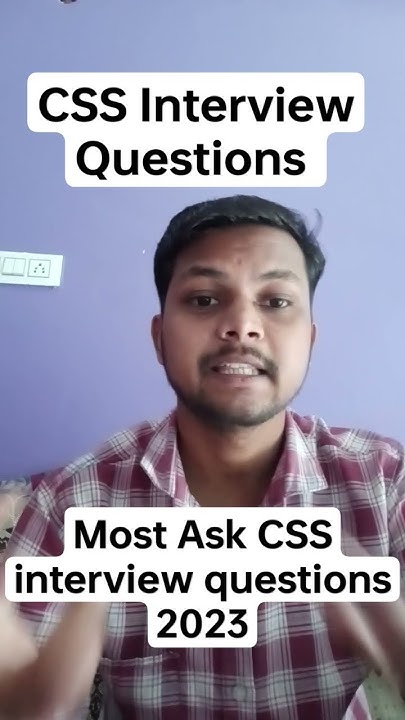CSS Interview Questions Top & Most Asked | HTML css interview questions ...