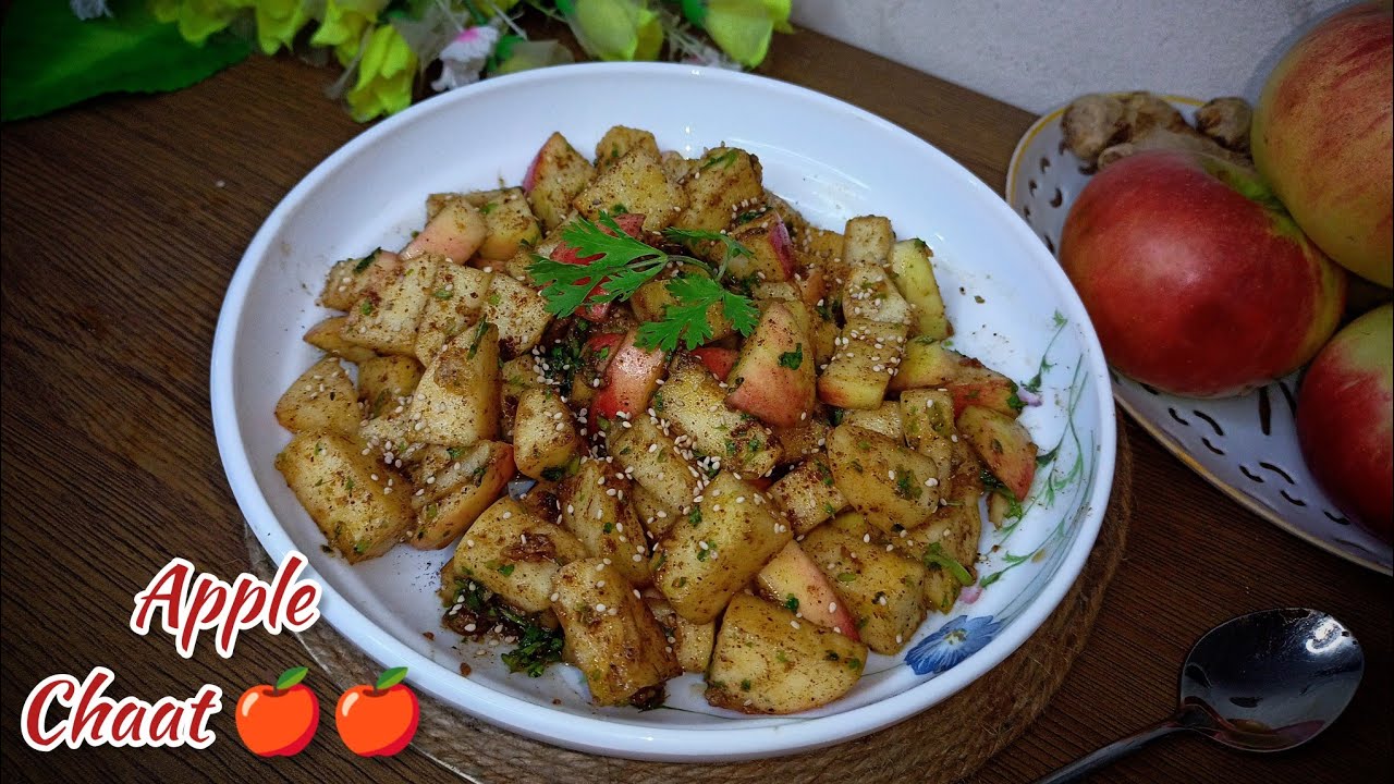 Appla Chaat🍎l Apple Salad l Hot & Spicy Apple Chaat Recipe ll Tonima's Kitchen