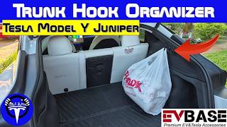 Best Trunk Hook Organizer for 2026 Tesla Model Y Juniper | Easy Install
