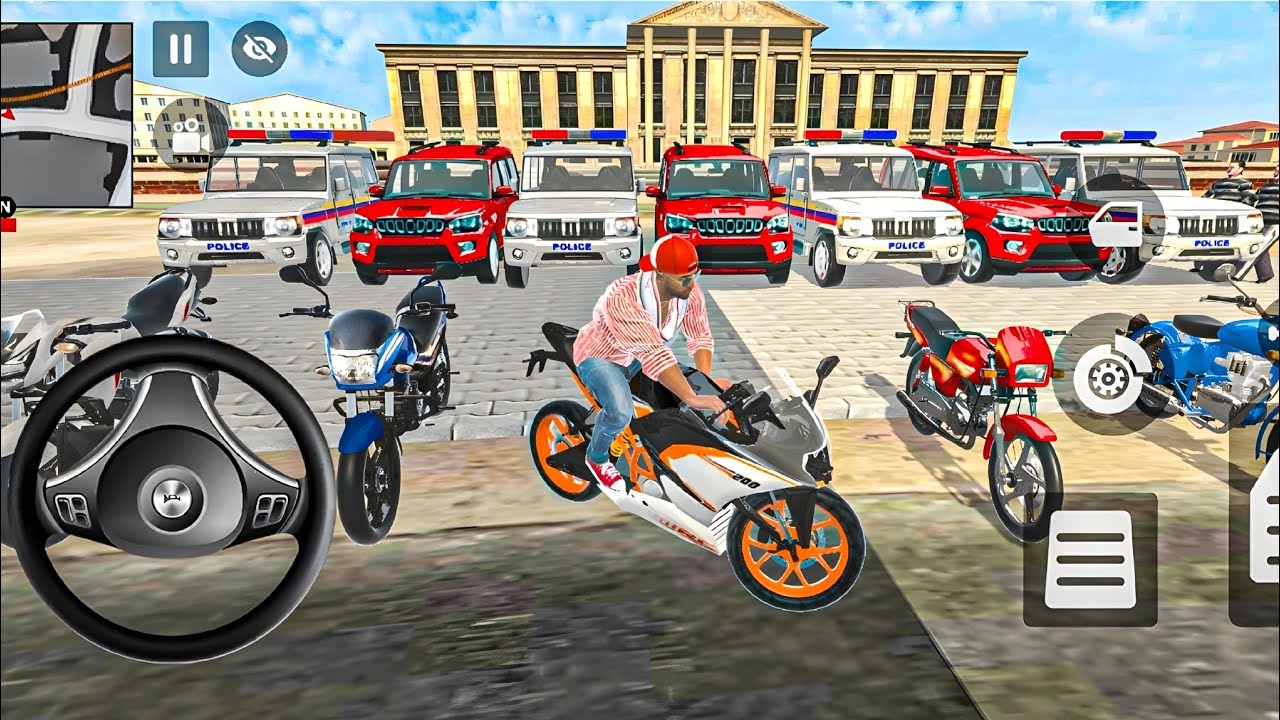 😵 Franklin Trapped on Tall Building! Bike Escape vs Police 🚓