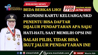 3 Kondisi Isian Data Keluarga Penentu Dapat Ikut Pendaftaran Dijalur Apa Saja! PPDB Jatim 2023