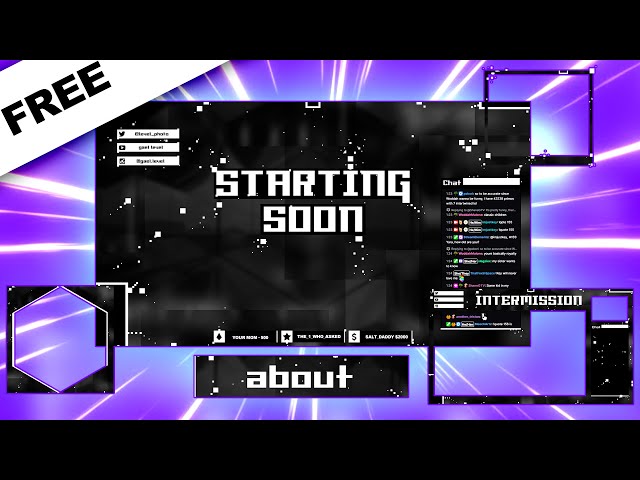 How to Make a FULL Twitch OVERLAY Pack for FREE (With Template) class=