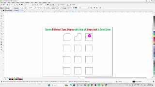 CorelDRAW Shape Tool Tutorial in Hindi |Different Shapes Kaise Banaye |CorelDRAW Tutorial #coreldraw