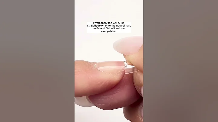 Common mistakes of Gel-X application Part.6 #apresgelx #apresnail #apres#apresgelcouleur