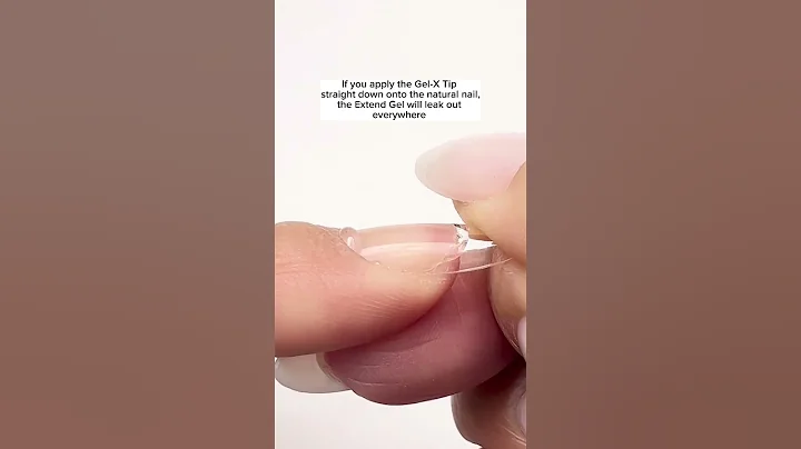 Common mistakes of Gel-X application Part.6 #apresgelx #apresnail #apres#apresgelcouleur