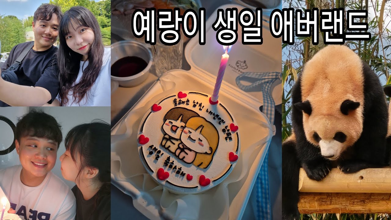 [일상 VLOG] 예랑이 생일기념 애버랜드 나들이🐼