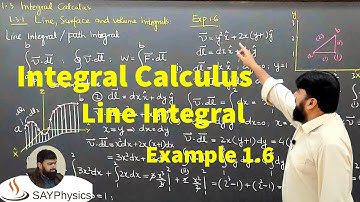 L8.1 Line integral | Path integral | What is a line integral?