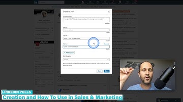Creating Linkedin Polls for Sales and Marketing