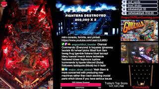 Godzilla Premium Pinball blows Node 9 while streaming Stern 2021