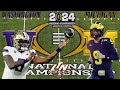 #2 Washington Huskies vs. #1 Michigan Wolverines  |  2024 National Championship Recap LIVE!