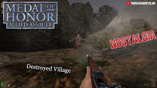 Destroyed Village - Medal Of Honor Allied Assault #mohaa #medalofhonoralliedassault #retrofps