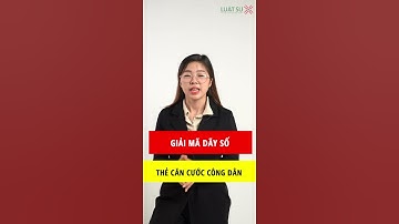 Giải mã dãy số trên thẻ CCCD