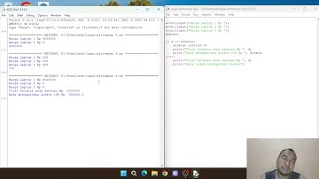 Python Dasar #6 Latihan 2 If Elif Else input data kasir