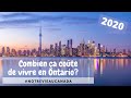 Combien a  cote de vivre en ontario  2020