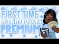 FIRST TIME GETTING ROBLOX PREMIUM! +Robux shopping spree! || Oceanskii RoBloxx