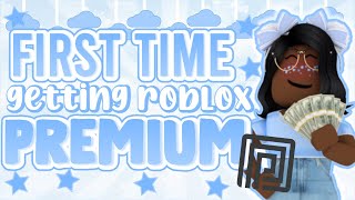 FIRST TIME GETTING ROBLOX PREMIUM! +Robux shopping spree! || Oceanskii RoBloxx