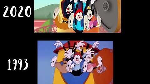 Animaniacs intro comparison (1993 2020)
