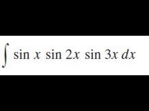 integrate sin x