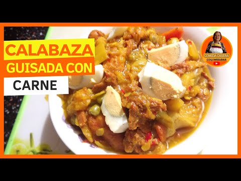 Video: Carne Guisada Con Calabaza