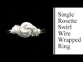Easy Jewelry Tutorial : Rosette Swirl Wire Wrapped Ring