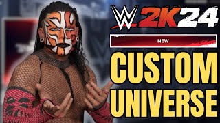 How to make the BEST UNIVERSE mode in WWE2k24