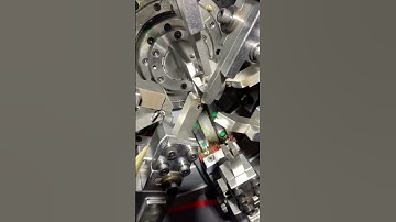 Spring is being made by cnc machine | CNC Machines #cnc #spring