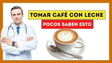 ¿Es saludable tomar leche con el café?