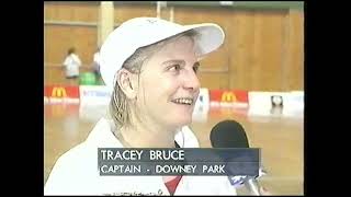 NETBALL QUEENSLAND (1996 INTERVIEW) TRACEY BRUCE - DOWNEY PARK CLUB CAPTAIN
