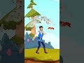 Garena Free fire sent spider man to my City for making cartoon #trendingshorts #cartoon #spiderman