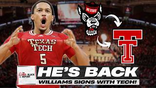 HE'S BACK! Darrion Williams Signs With Texas Tech MBB! | The Red Raiders Are Back!