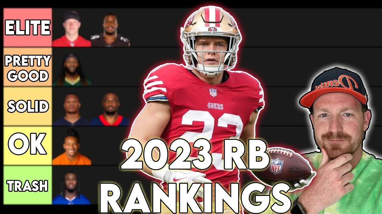 The BEST Running Backs RANKED NFL Running Backs Tier List 2023 YouTube