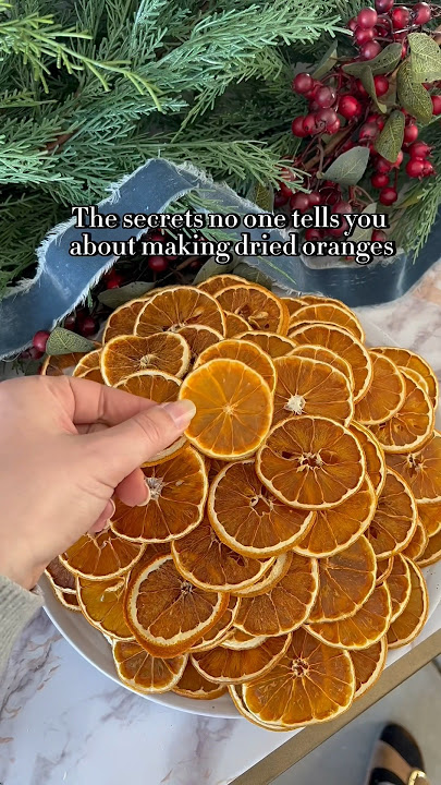 Air fryer oranges  dehydrated orange slices Air fryer recipes SecondRecipe
