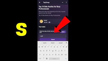 Top 10 Side Hustles for Busy Professionals Tapswap Code Today | 13 September Tapswap Video Code