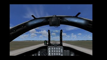 FSX Hawk t2 Landing Break and Landing at Valley