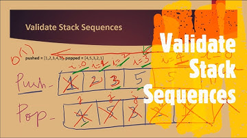 Validate Stack Sequences | LeetCode 946 | Coders Camp