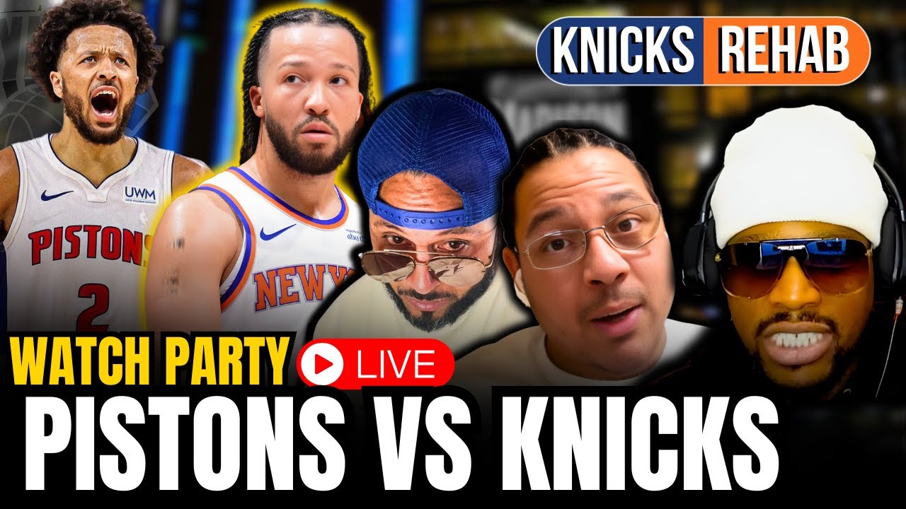Knicks vs Pistons LIVE Reaction | KNICKS REHAB ALLBALL TV