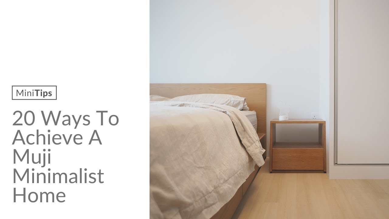 20 Ways To Achieve A Muji Minimalist Home