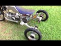 Tilting trike pit bike