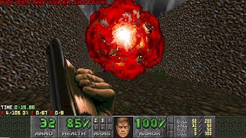 Doom Zero: Map 23 - "Atmos Caves" UV-Fast in 6:44