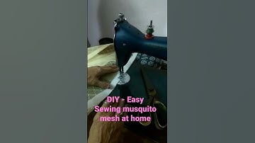 Easy DIY Tutorial - Sewing a mosquito mesh for windows at home